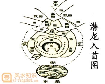 潜龙入首图