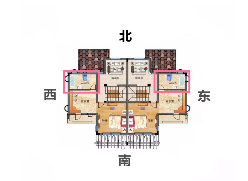 别墅厕所不宜的五大方位